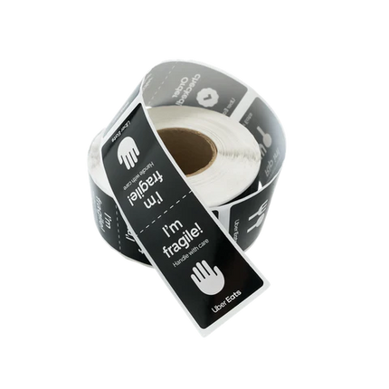 Uber Eats Seals for Delivery 100mm x 35mm 400's
