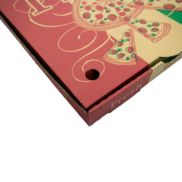 13 Inch Pizza Box Colour 100's - Value Pack Perth