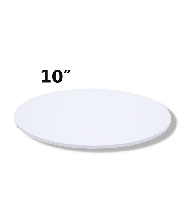 MDF Cake Board - White 10 inch (20/ctn)
