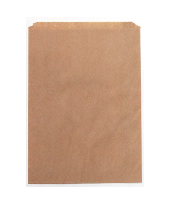 4LB Brown Kraft Paper Bag Strung 270x240mm (500/ctn)