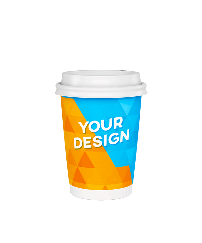 Custom Coffee Cups + Lids