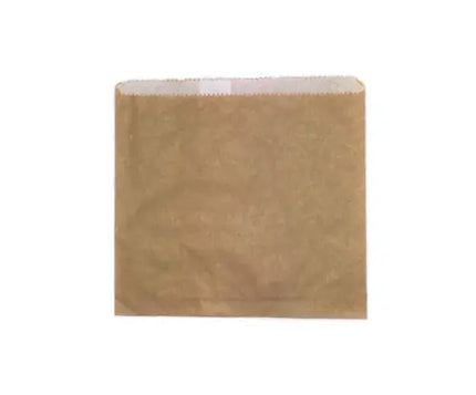 Oil Proof Brown Paper Bags 40gms 20.5*21 cm x 500's Value Pack Perth