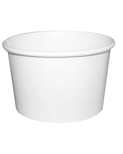 4oz Ice Cream Cups Plain White
