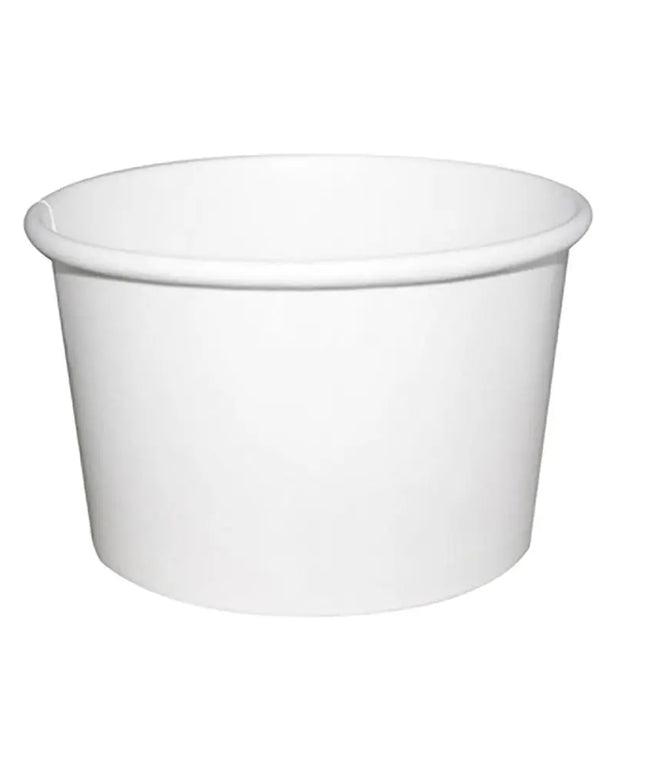 4oz Ice Cream Cups Plain White 1000's Value Pack Perth