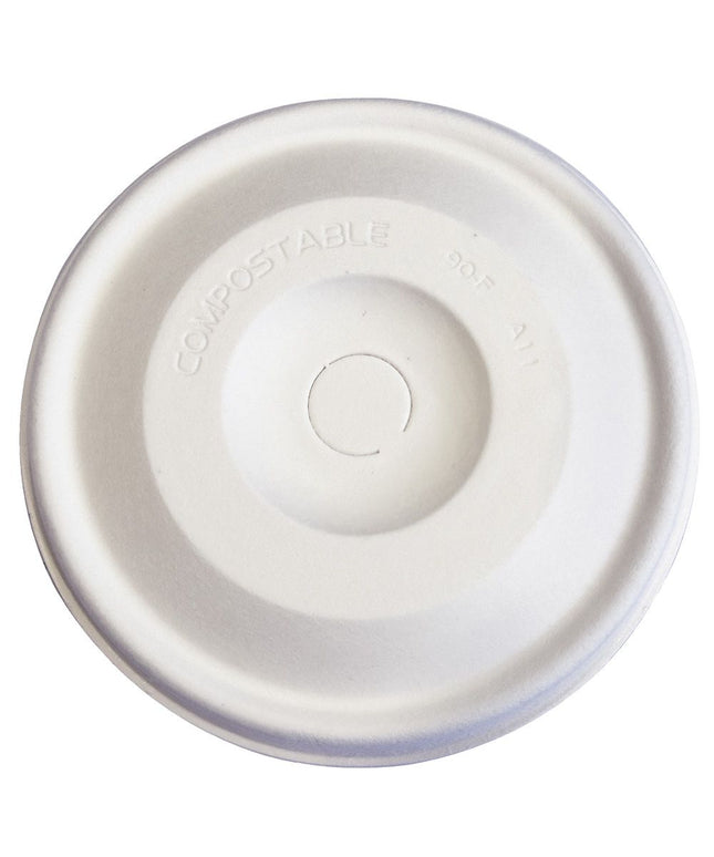 Flat Sugarcane Lid 90mm (Cold Drinks) 2000's