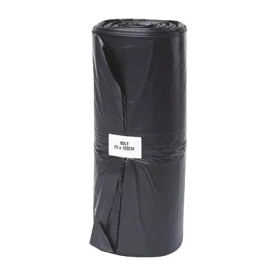 120L black recycled bin liner