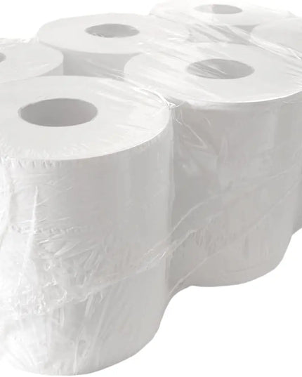 Centrefeed Roll Towels White 190x300m x 6 Value Pack Perth