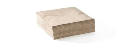 Dispenser Napkins Brown 2-Layer Virgin 200x160mm (6000/ctn)