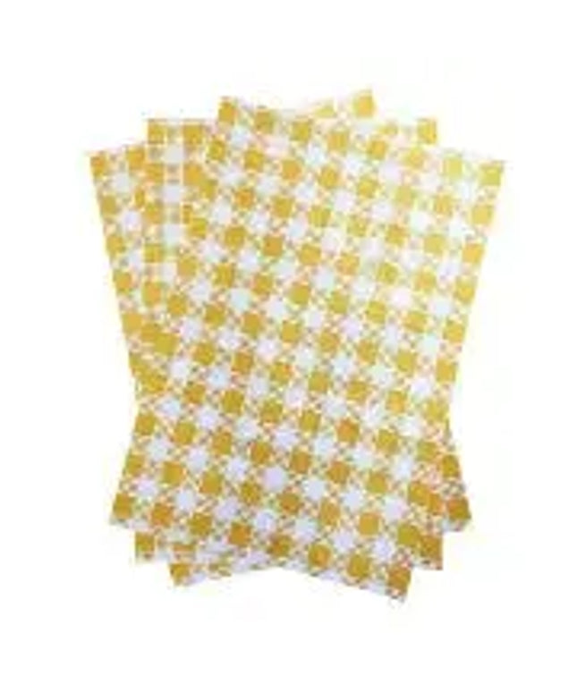 Greaseproof Paper Yellow/White 400 x 330mm 800's Value Pack Perth
