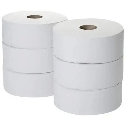Jumbo Toilet Rolls White 90x300m x 8 Value Pack Perth
