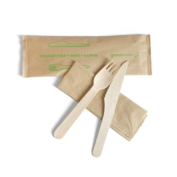 wooden cutlery set (250/ctn)