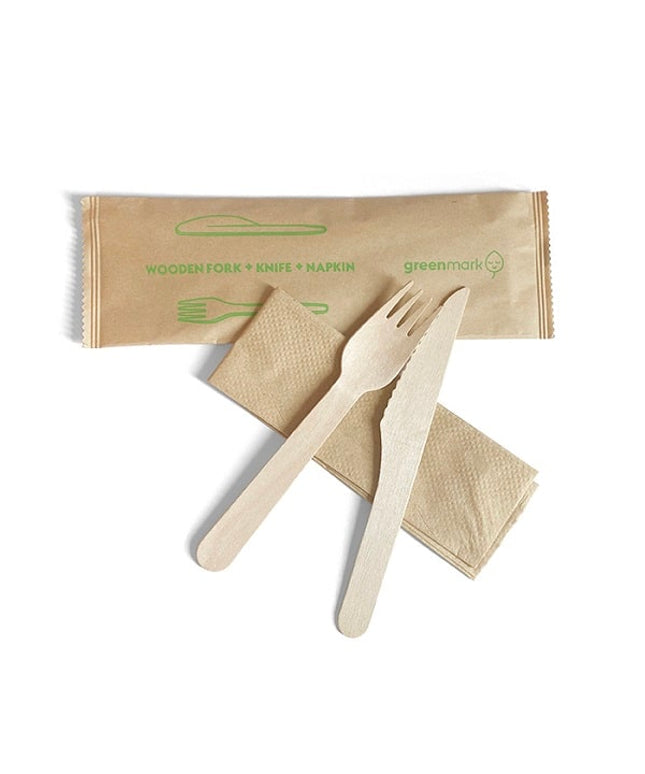 wooden cutlery set (250/ctn)