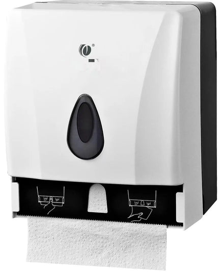 Roll Hand Towels Dispenser White 250x212x288mm Value Pack Perth