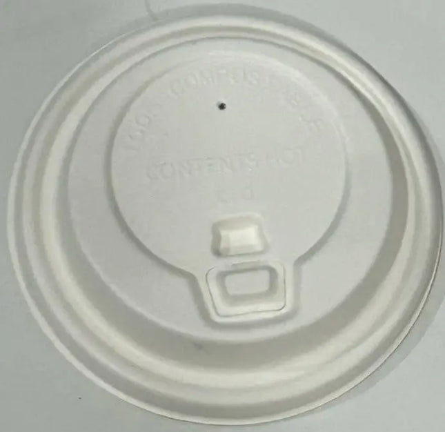 90mm Coffee Lids Sugar Cane 1000's Value Pack Perth