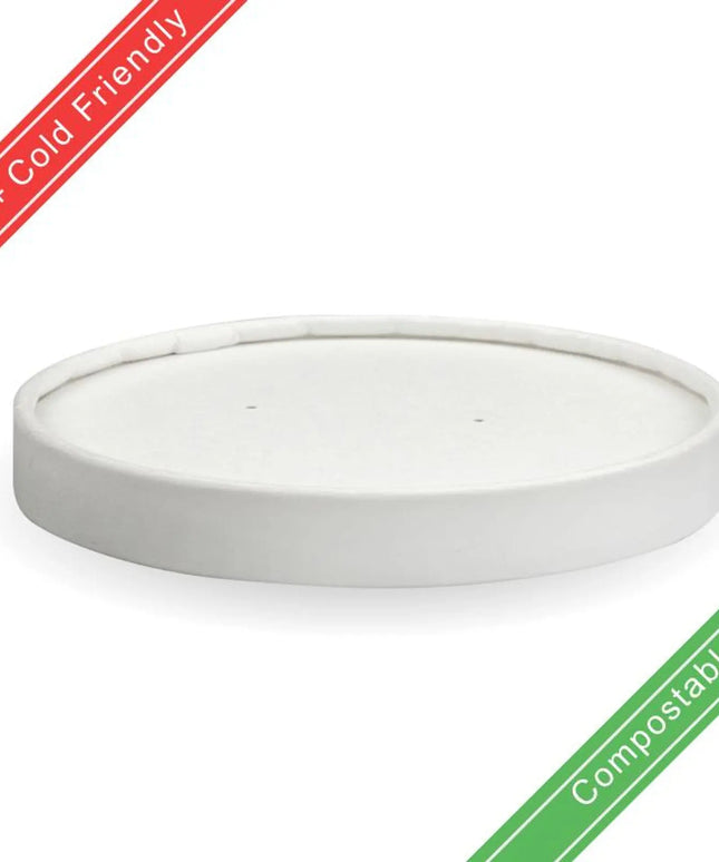 12oz-16oz Paper Lid Hot/Cold 115mm Diameter 1000's Value Pack Perth