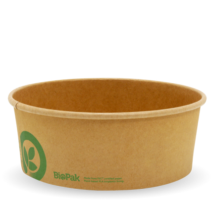 EXTRA LARGE KRAFT PLA LINES BOWL 50S - Value Pack Perth