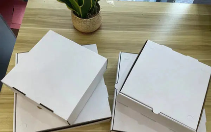 Fish & Chip Box – 10" White, 8cm deep (100/ctn)