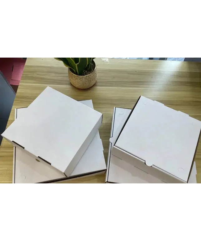 Fish & Chip Box – 10" White, 8cm deep (100/ctn)