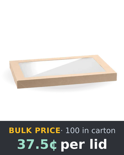 Catering Tray Lid Small 258x155 (100/ctn)