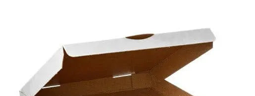 Pizza Box – 10" White on Brown (100/ctn)