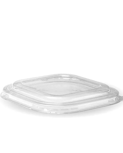 Clear PET lid for 1000ml and 1300ml square deli bowls