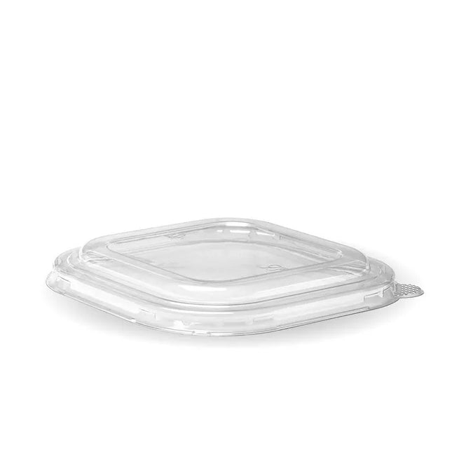 Clear PET lid for 1000ml and 1300ml square deli bowls