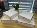 13 Inch Fish & Chips White Boxes 8cm 100's - Value Pack Perth