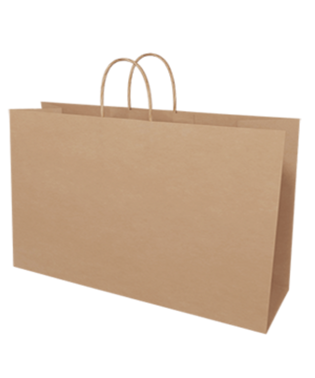 Paper Bag with Handles Jumbo Size 200's
