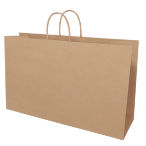 Paper Bag with Handles Jumbo Size 200's